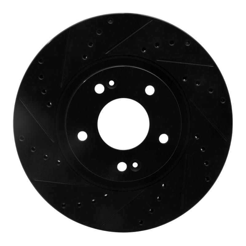 R1 Concepts — R1 10-13 Hyundai Santa Fe Front Left Drilled & Slotted Black Brake Rotor
R1 Brake Rotor Drill