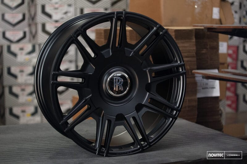 Vossen — Vossen x Novitec SP2 23x10 - 5x112 BP - ET5 - Satin Black Rolls-Royce Cullinan/Phantom Rear Wheel