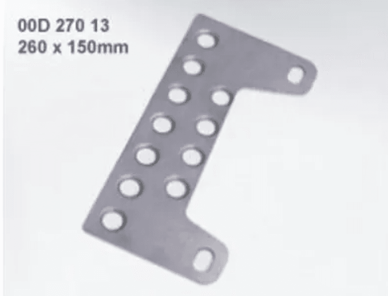 Cusco — Cusco Roll Cage Universal Center B-Pillar Fixing Plate Kit (260mm x 150mm) Welding Required