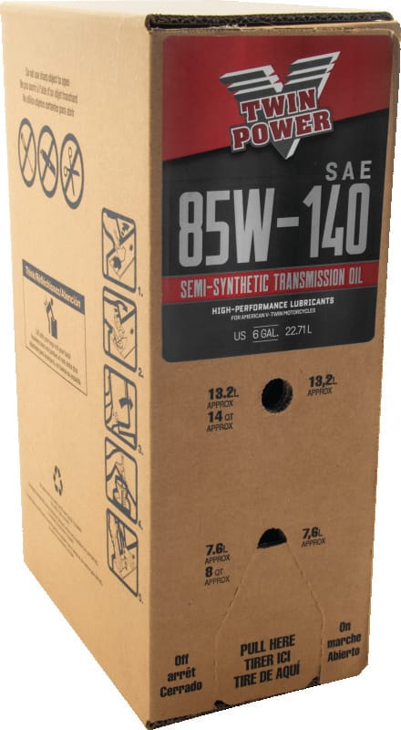TwinPower — Twin Power 85W140 Semi-Synthetic Transmission Lube - 6 Gallon Bag-In-Box