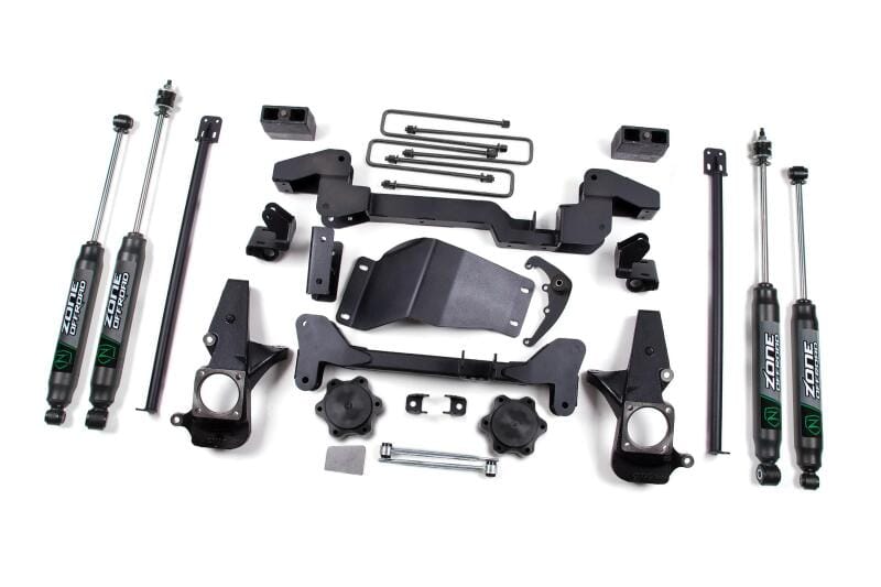 Zone Offroad — Zone Offroad 01-10 GM K2500 HD 6in Suspension System