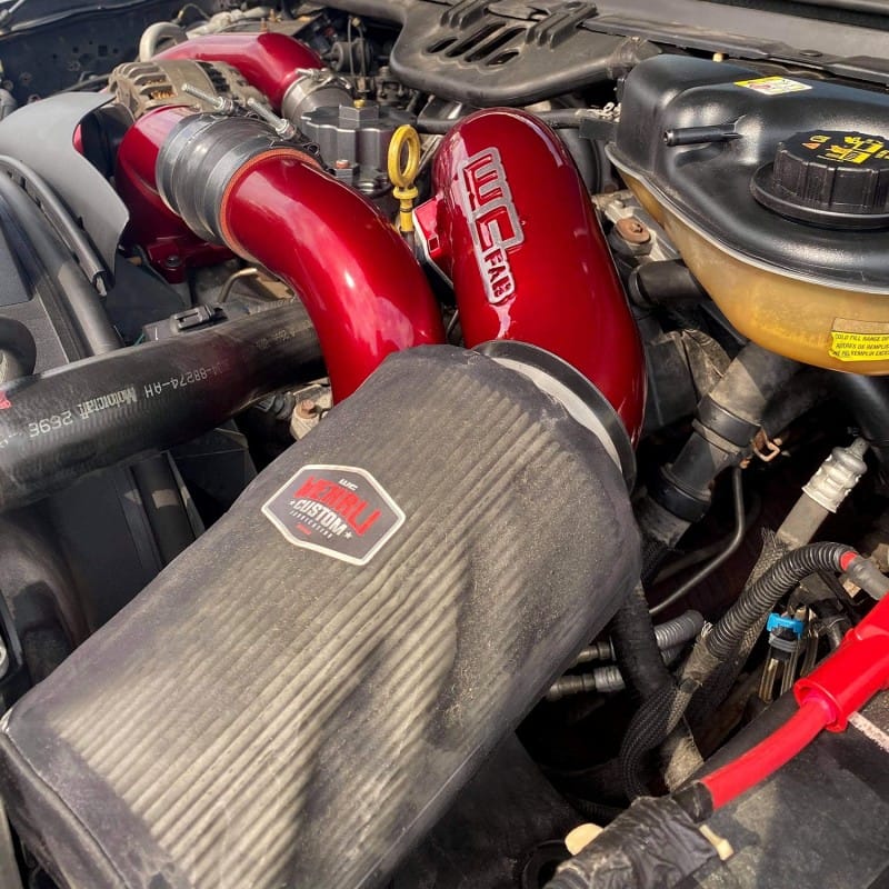 Wehrli — Wehrli 03-07 Ford 6.0L Powerstroke 4in Intake Kit - WCFab Red
Intake 03-07 Frd RED