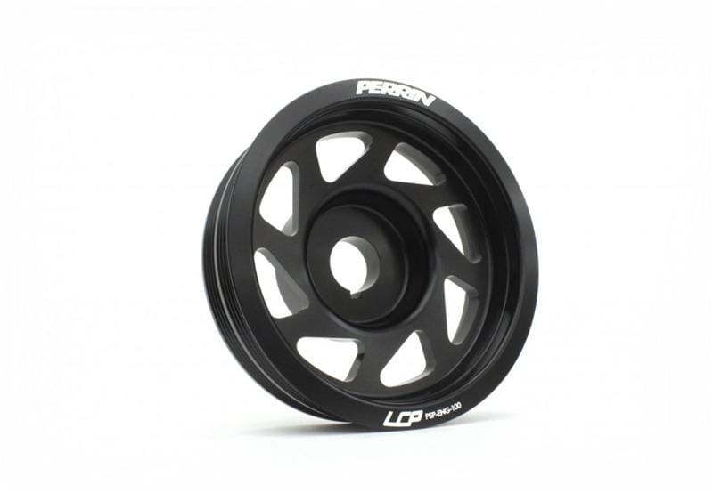Perrin Performance — PERRIN 93-14 Subaru Impreza (Incl. 02-14 WRX) / 04-21 STI Lightened Crank Pulley - Black