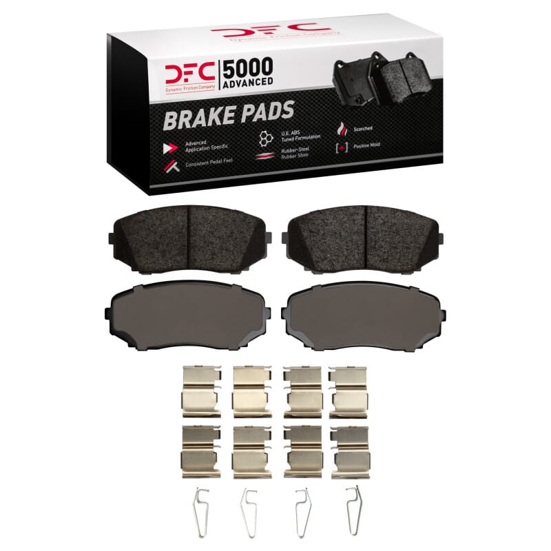 DFC — DFC 07-15 Ford Edge Front 5000 Advanced Ceramic Brake Pads and Hardware Kit
DFC Brake Pad Set
