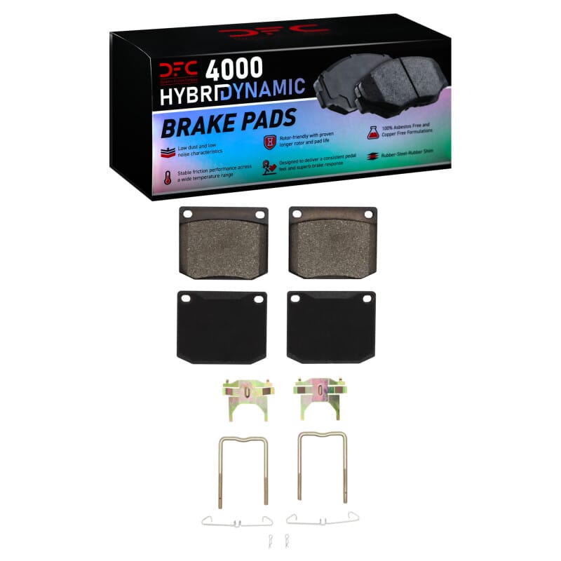 DFC — DFC 85-86 Saab 900 Front 4000 HybriDynamic Brake Pads and Hardware Kit
DFC Brake Pad Set