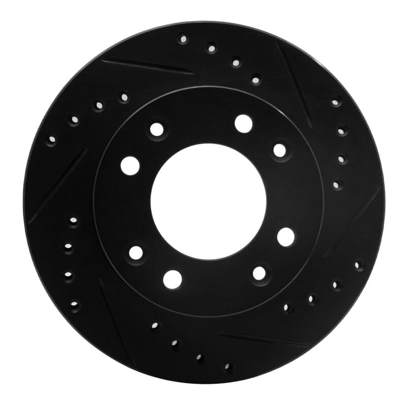 R1 Concepts — R1 86-88 Mazda RX-7 Front Right Drilled & Slotted Black Brake Rotor
R1 Brake Rotor Drill