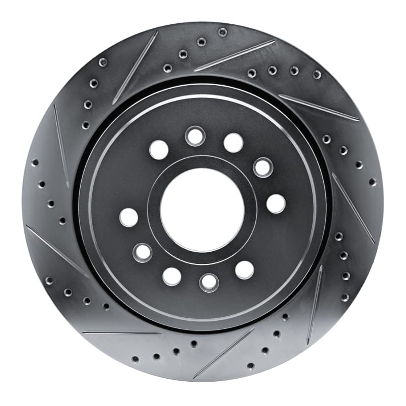 R1 Concepts — R1 21-25 Jeep Grand Wagoneer L Rear Left Drilled & Slotted Silver Brake Rotor