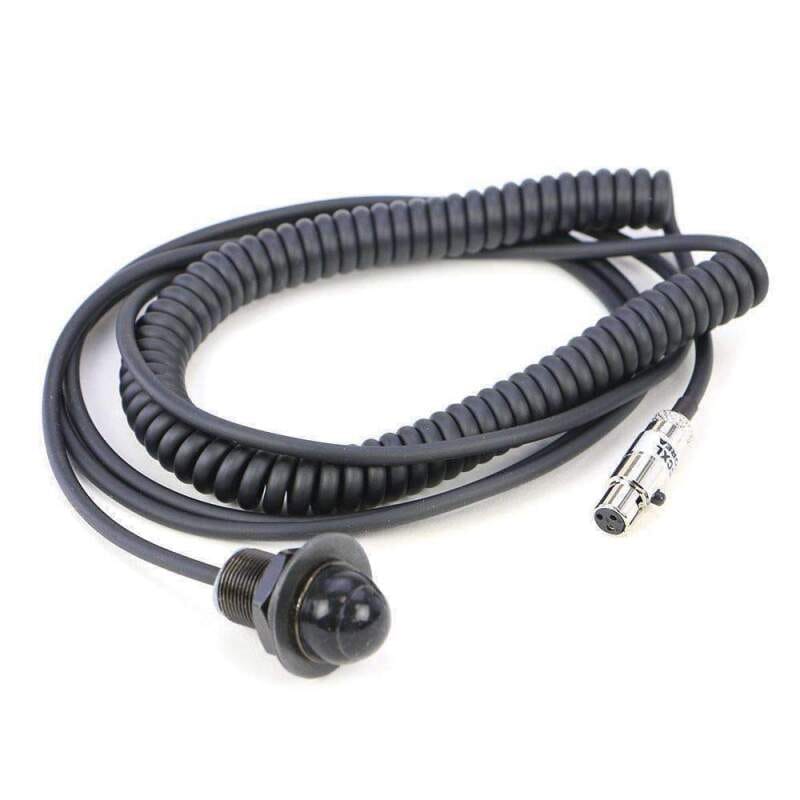Rugged Radios — Rugged Radios Hole Mount Steering Wheel Push to Talk Cable (PTT) with Coil Cord for Intercoms