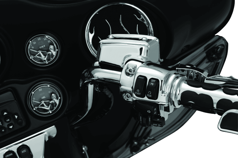 Kuryakyn — Kuryakyn Handlebar Control Dress Up Kit Chrome