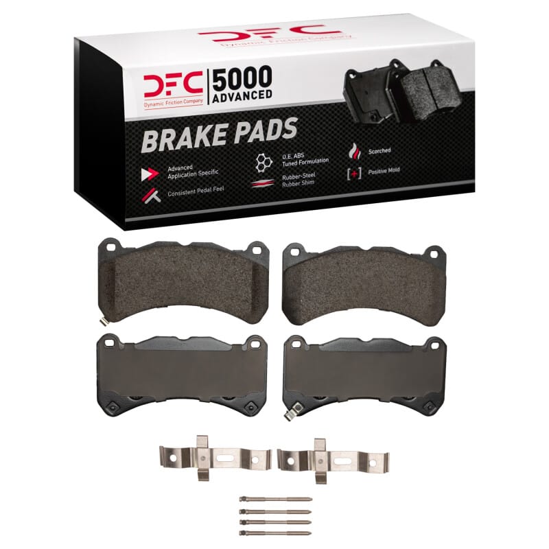 DFC — DFC 08-25 Lexus IS F Front 5000 Advanced Low Metallic Brake Pads and Hardware Kit
DFC Brake Pad Set