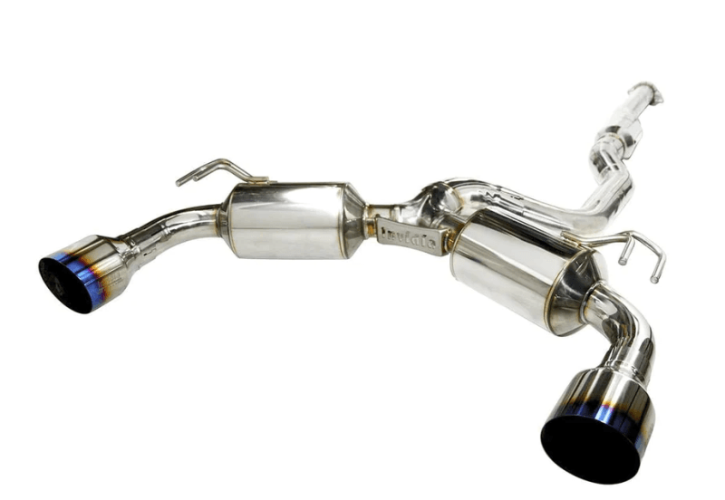 Invidia — Invidia 2009+ Mitsubishi Evo X Dual N1 Titanium Tip Cat-back Exhaust