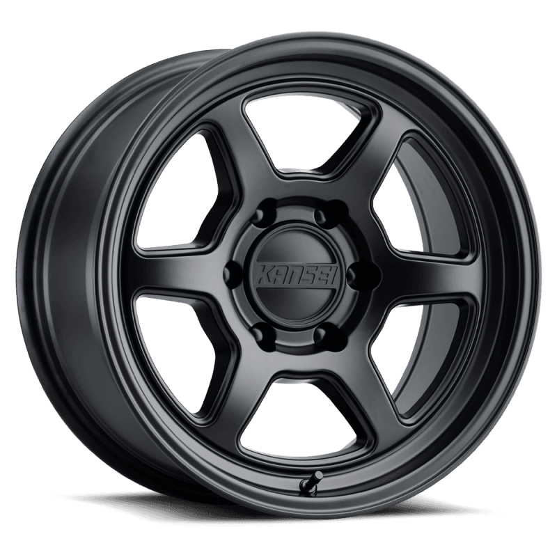 Kansei — Kansei K14MB Roku 17x8.5in / 6x139.7 BP / -10mm Offset / 106.1mm Bore - Matte Black