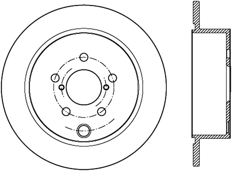 Stoptech — StopTech Slotted Sport Brake Rotor
Sport Slotted Rotor