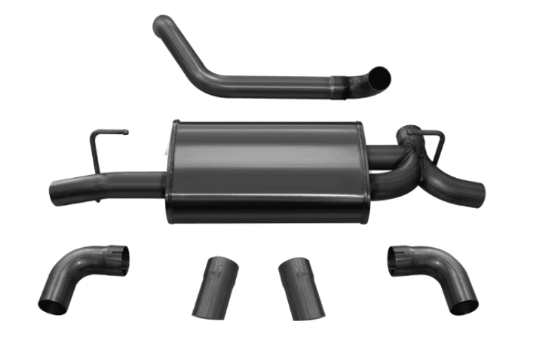 CORSA Performance — Corsa 2018-2025 Jeep Wrangler JL 2.5in Dual Rear Turn Down Exit Black Sport Axle-Back Exhaust
cor21013BLK
Exhaust