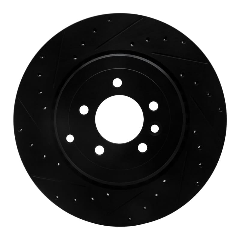 R1 Concepts — R1 10-13 Land Rover Range Rover Sport Rear Left Drilled & Slotted Black Brake Rotor
R1 Brake Rotor Drill