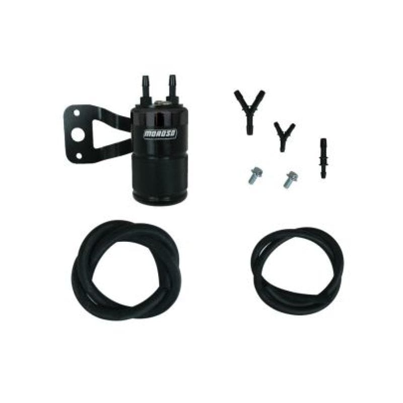 Moroso — Moroso Harley-Davidson Twin Cam (w/Vance & Hines VO2 Air Cleaner Excl VO2 90) Air Oil Separator -Blk