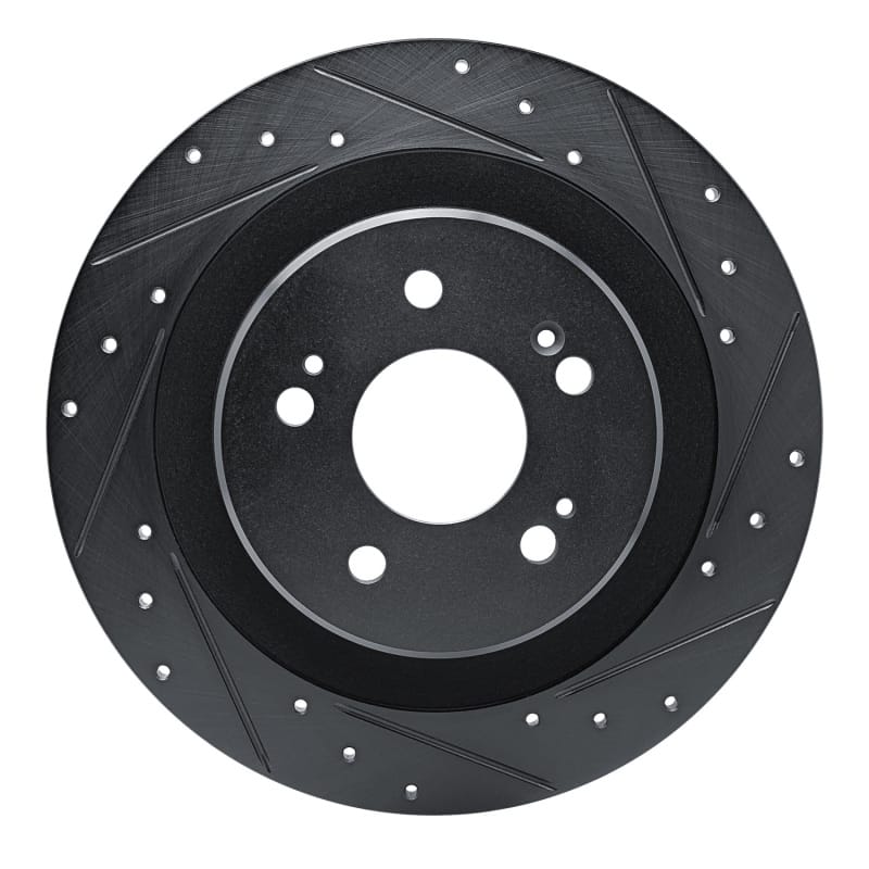 R1 Concepts — R1 2021-2025 Acura TLX Rear Right Drilled & Slotted Black Brake Rotor
Disc Brake Rotor