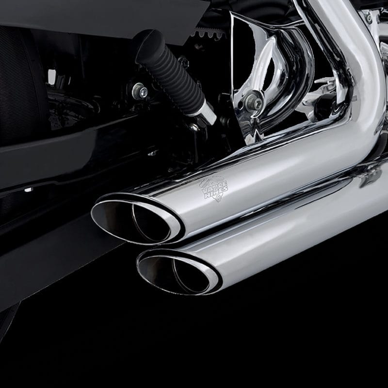 Vance and Hines — Vance & Hines HD Sportster 14-22 Shortshots Stag Chrome Full System Exhaust