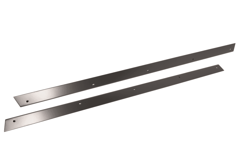Kentrol — Kentrol 76-86 Jeep CJ7 Rocker Guards Black Powdercoat Stainless