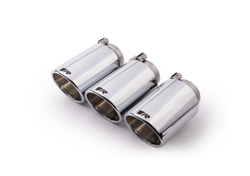 Remus — Remus 2018 Honda Civic Type-R FK8 2.0T 102mm Angled Chrome w/Adj Clamp Tail Pipe Set (Triple Tip)