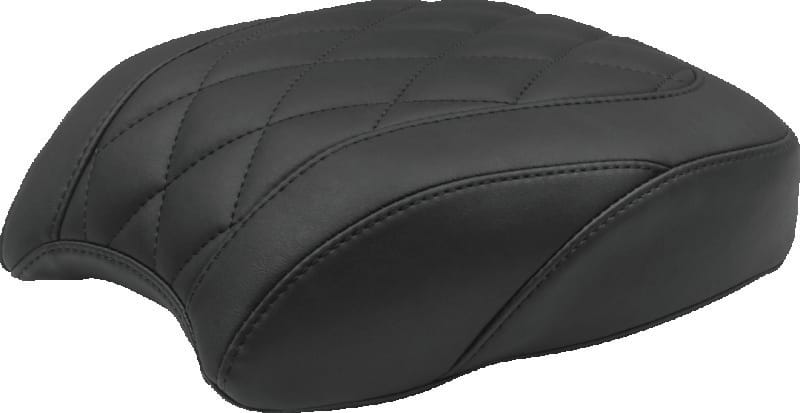 Mustang Motorcycle — 12" Diamond Stitch Black