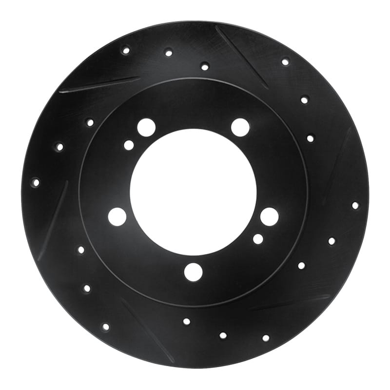 R1 Concepts — R1 90-94 Eagle TALON Rear Right Drilled & Slotted Black Brake Rotor
R1 Brake Rotor Drill