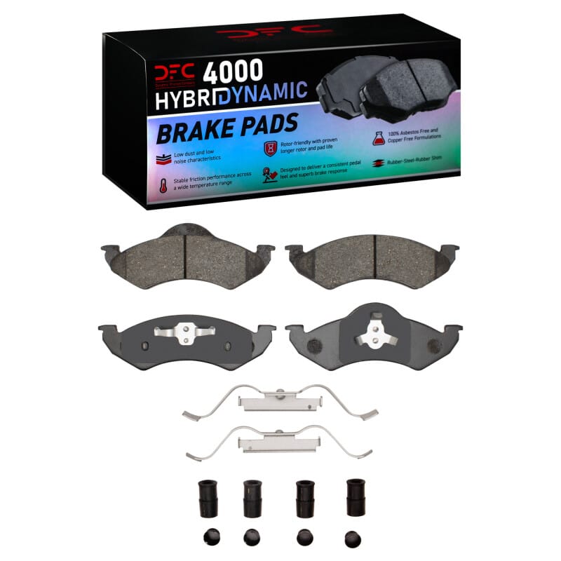 DFC — DFC 00-02 Dodge Dakota 4WD Front 4000 HybriDynamic Brake Pads and Hardware Kit
DFC Brake Pad Set