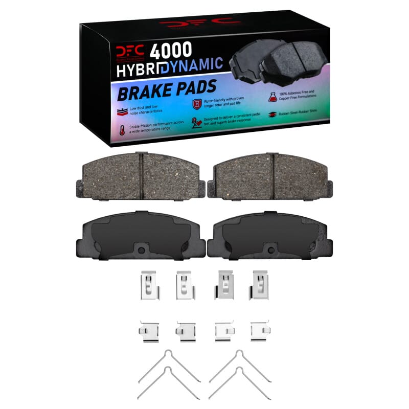 DFC — DFC 84-05 Mazda RX-7 Rear 4000 HybriDynamic Brake Pads and Hardware Kit
DFC Brake Pad Set