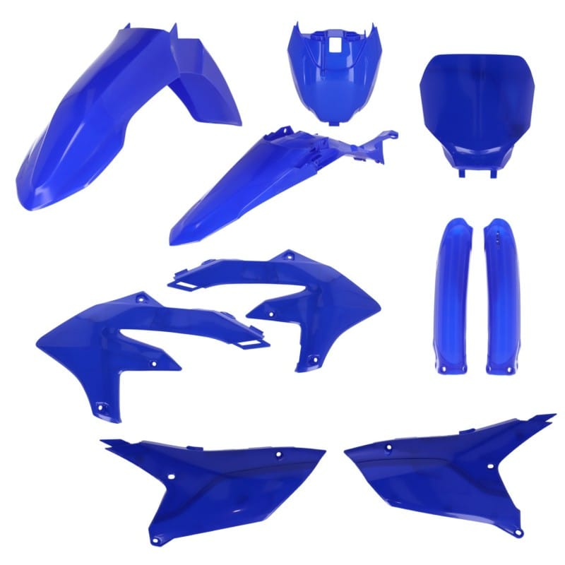 Acerbis — Acerbis 2024 Yamaha YZ250F/ 23-24 YZ450F/FX (w/Tank Cover) Full Plastic Kit - YZ Blue