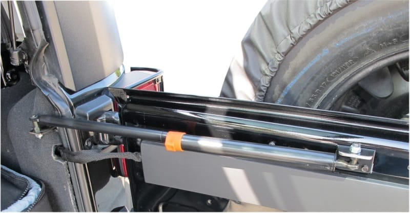 Rampage — Rampage 2007-2010 Jeep Wrangler(JK) Rear Door Heavy Duty Gas Strut - Black
Gas Strut Stabilizer
Lift Support