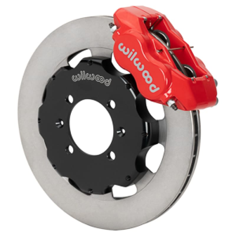 Wilwood — Wilwood Forged Dynalite Front Hat Kit 11.75in Rotor Red Caliper 90-05 Miata