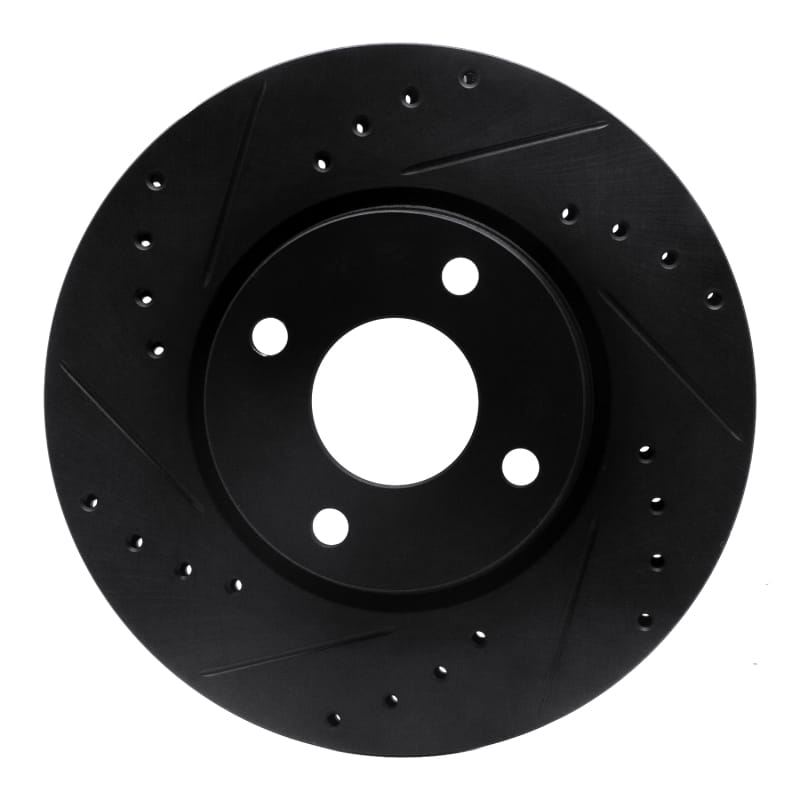 R1 Concepts — R1 98-04 Ford Contour Front Left Drilled & Slotted Black Brake Rotor
R1 Brake Rotor Drill