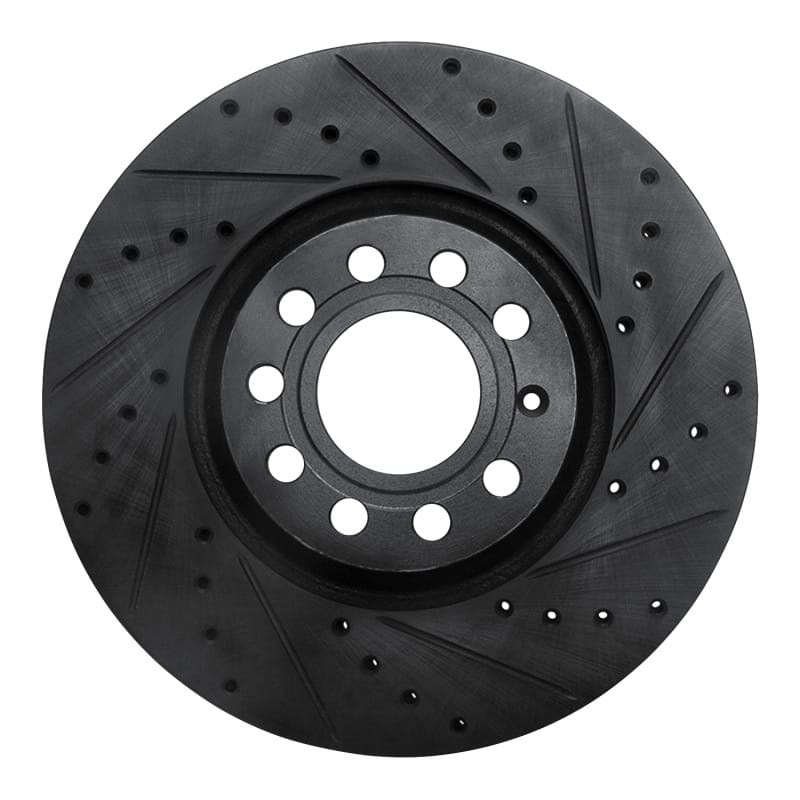 R1 Concepts — R1 97-06 Audi A4 Quattro Front Right Drilled & Slotted Black Brake Rotor
R1 Brake Rotor Drill