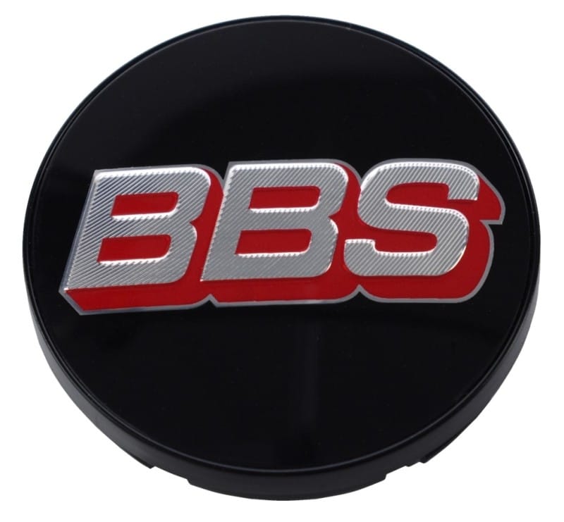 BBS — BBS Center Cap 56mm Black/Silver/Red