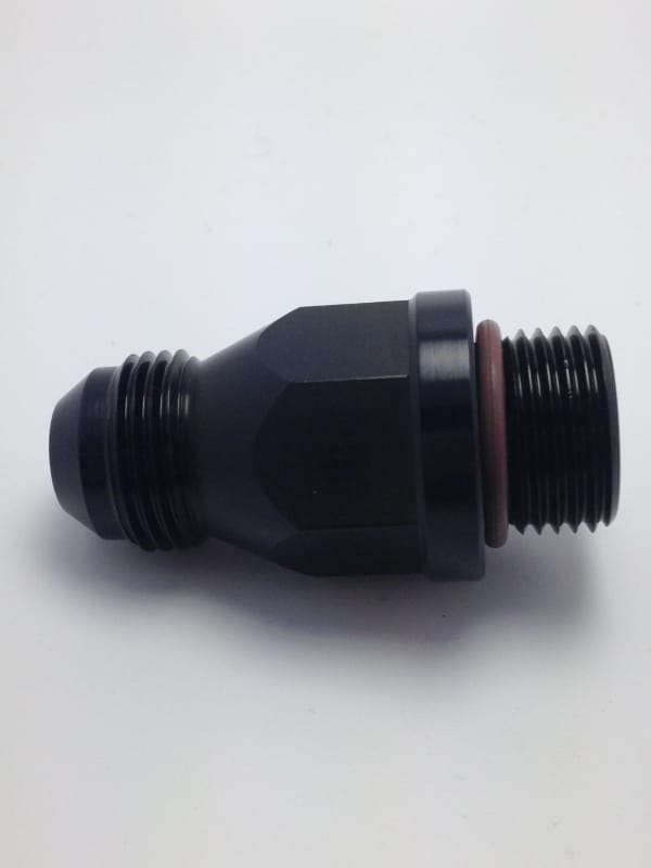 Fragola — Fragola -8AN x 3/4-16 ORB Carburetor Adapter Short