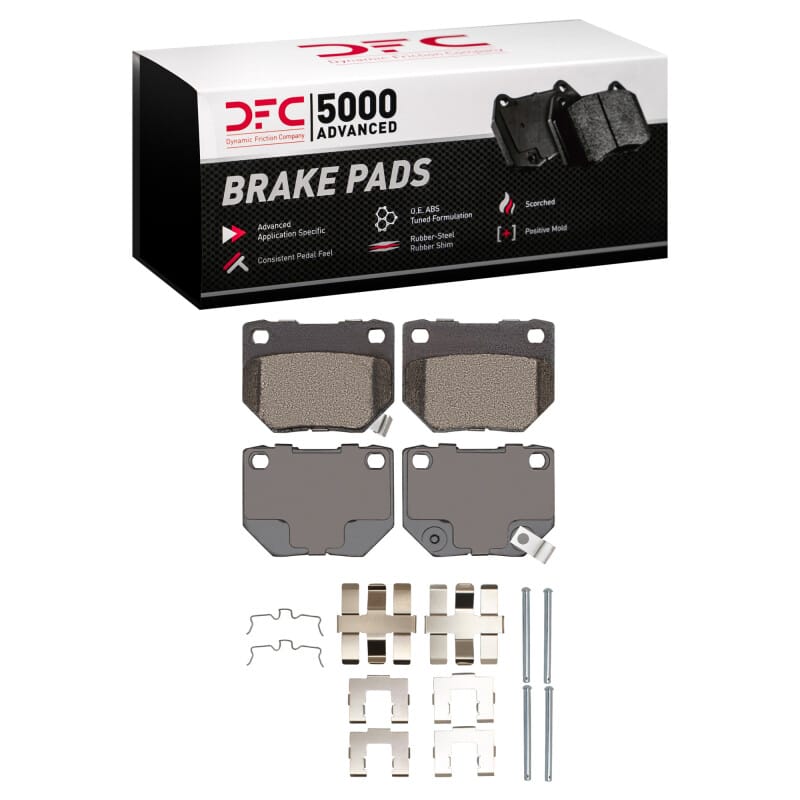 DFC — DFC 06-07 Subaru Impreza Rear 5000 Advanced Semi Metallic Brake Pads and Hardware Kit
DFC Brake Pad Set