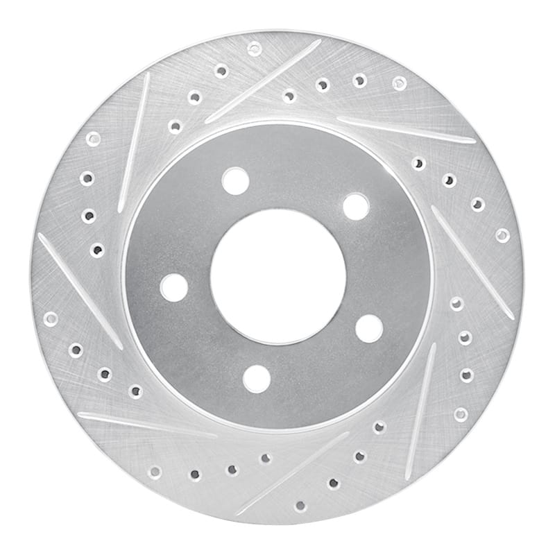 R1 Concepts — R1 87-90 Dodge DAKOTA 4WD Front Right Drilled & Slotted Silver Brake Rotor
R1 Brake Rotor Drill