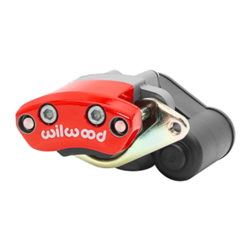 Wilwood — Wilwood Red Electric Parking Brake Caliper - 4.75in Bracket - 0.44-0.61in - Left