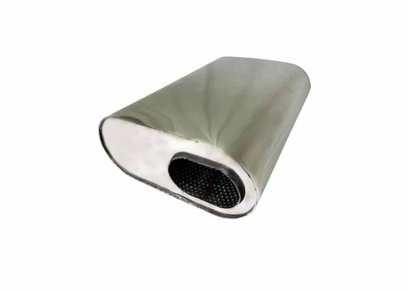 Granatelli Motor Sports — Granatelli 3.0in Inlet 3.0in Outlet 13x9.5x6in Oval Muffler
Exhaust Muffler