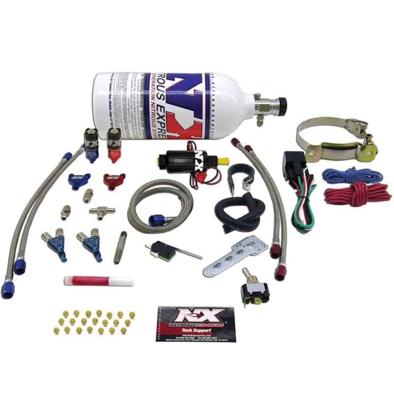Nitrous Express — Nitrous Express 2 Cyl Piranha Nitrous Kit w/o Bottle
Injection System Kit
N2OSys