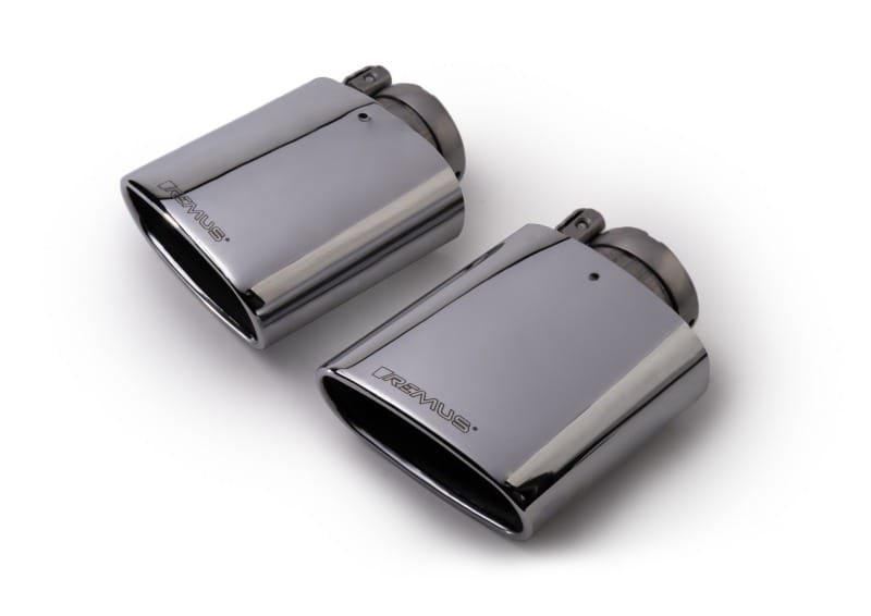 Remus — Remus 2014 Seat Leon Cupra 142x72mm Angled/Angled Chromed Tail Pipe Set