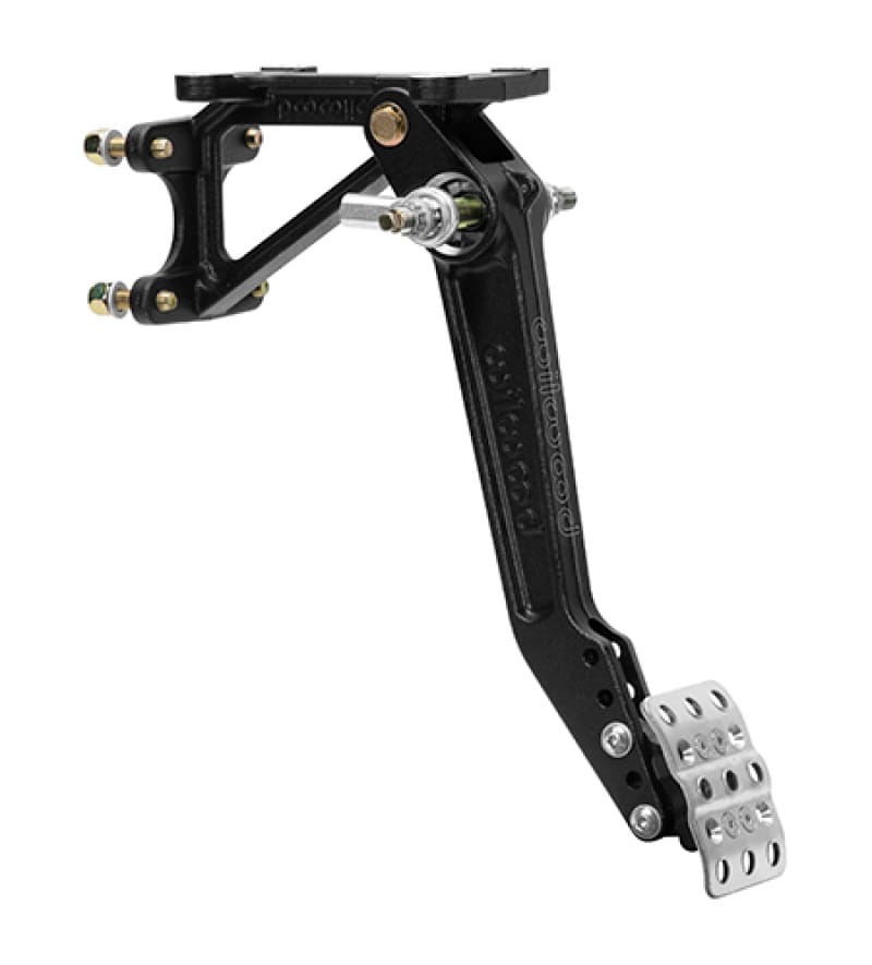 Wilwood — Wilwood Adjustable Tru-Bar Single Brake Pedal - Swing Mount - 6.25-7:1