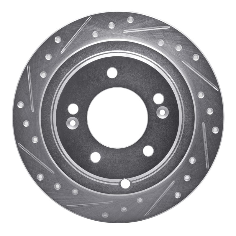 R1 Concepts — R1 04-06 Kia AMANTI Rear Left Drilled & Slotted Silver Brake Rotor
R1 Brake Rotor Drill