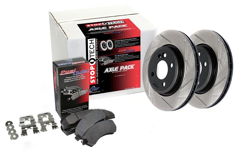 Stoptech — StopTech Street Axle Pack; Drilled and Slotted; Front Brake Kit