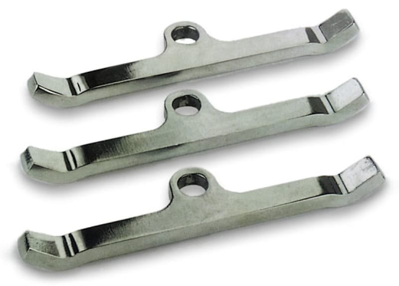 Moroso — Moroso Mopar Valve Cover Hold Downs - Steel - Chrome Plated - Set of 3