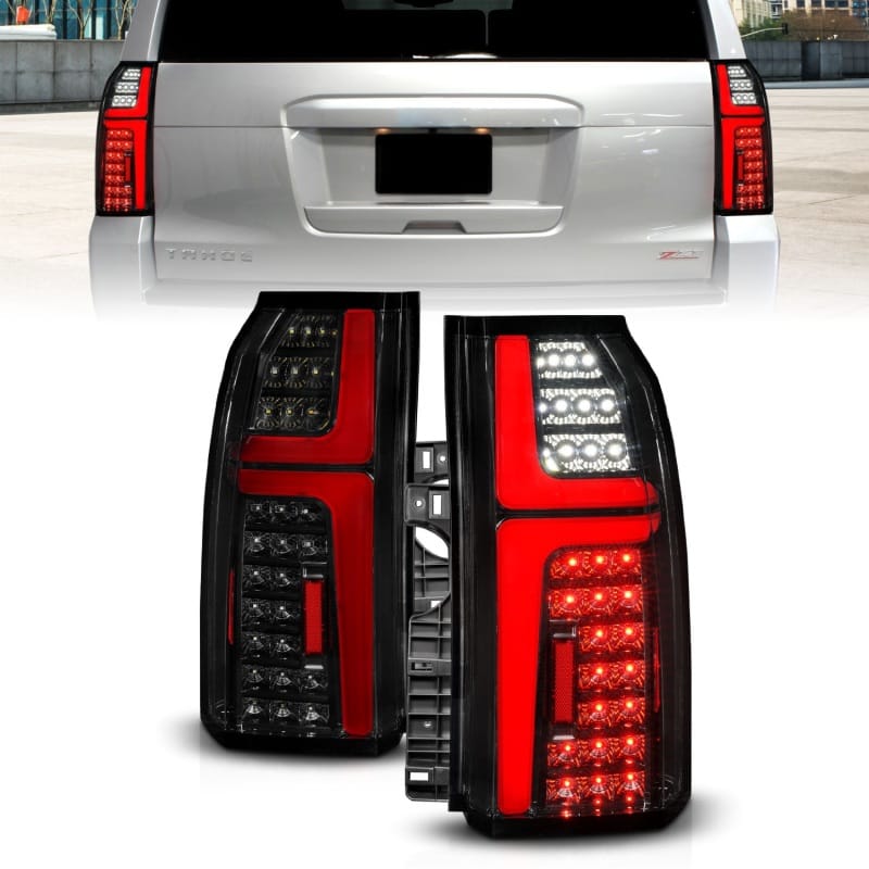 ANZO — ANZO 15-20 Chevrolet Tahoe Sequential LED Tube Taillights Black
Tail Light Set