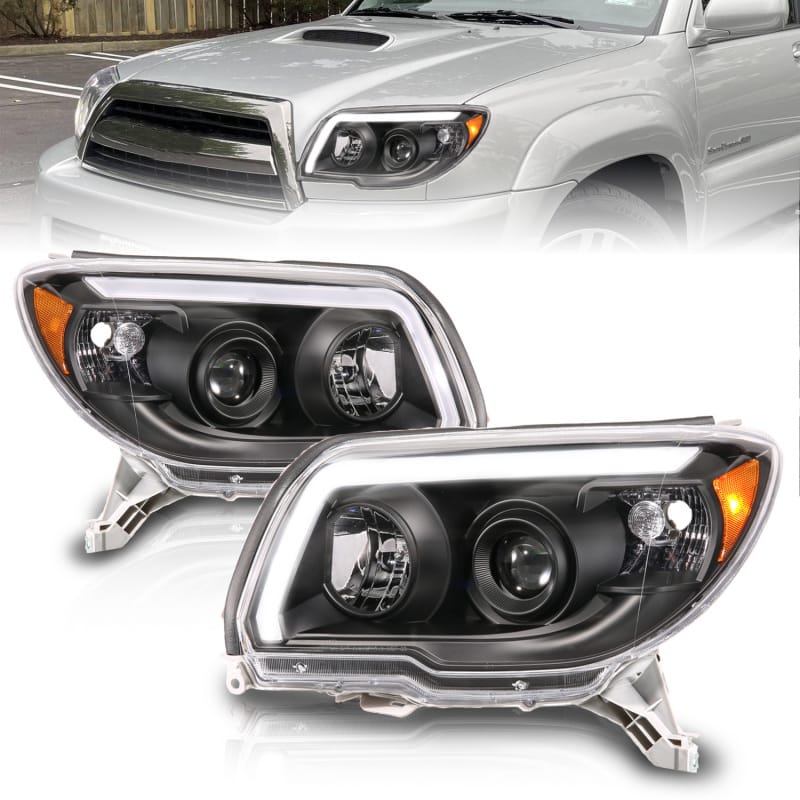 ANZO — ANZO 06-09 Toyota 4 Runner Projector Headlights Plank Style - Black
Head Light Set
HdLtSet