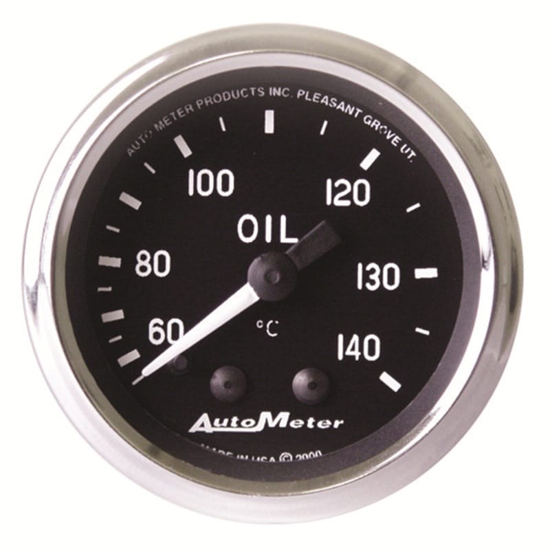 AutoMeter — Autometer Cobra 2 1/16in 60-140 Deg Celsius Mechanical Oil Temperature Gauge
2" OILT 140C M COBRA