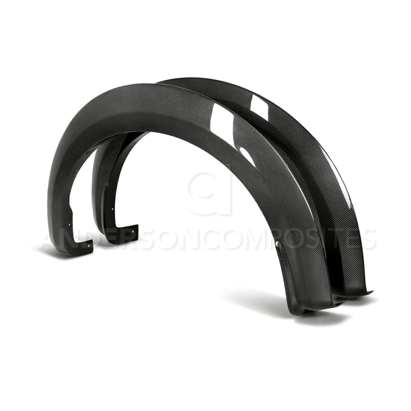 Anderson Composites — Anderson Composites 17-18 Ford Raptor Carbon Fiber Fender Flares (Rear)