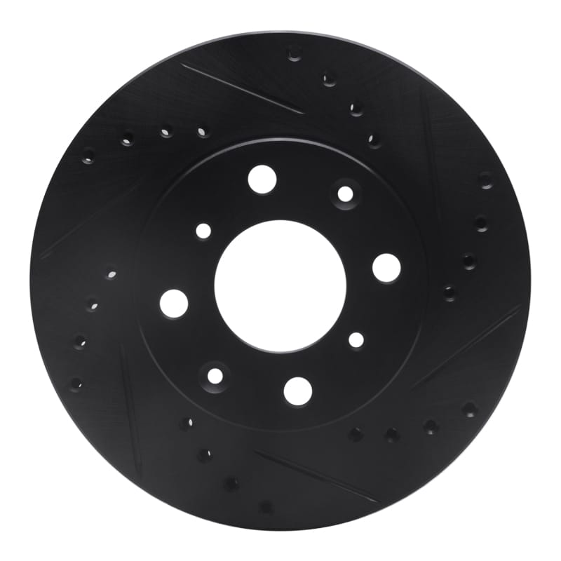 R1 Concepts — R1 84-90 Honda Accord Sedan Front Right Drilled & Slotted Black Brake Rotor
R1 Brake Rotor Drill